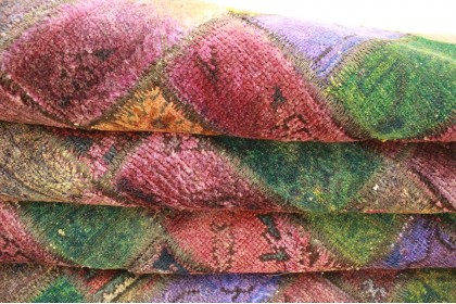 Patchwork Teppich Lila Pink in 310x200cm (2 / 5)