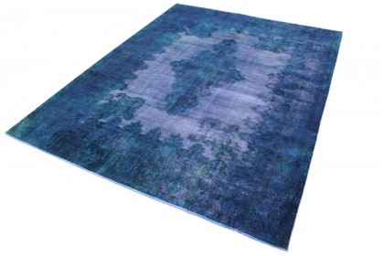 Vintage Teppich Blau Lila in 390x300 (3 / 7)