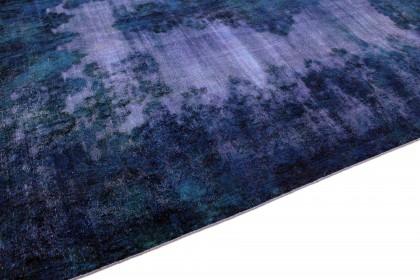 Vintage Teppich Blau Lila in 390x300 (6 / 7)