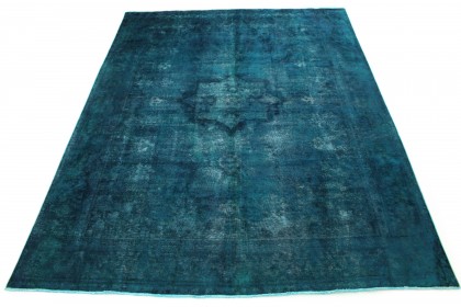 Vintage Rug Blue Turquoise in 380x300