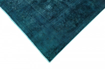 Vintage Teppich Blau Türkis in 380x300 (5 / 7)