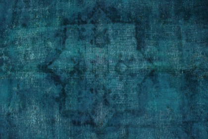 Vintage Teppich Blau Türkis in 380x300 (6 / 7)