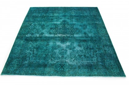Vintage Teppich Türkis in 310x300 (1 / 7)