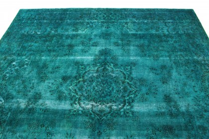 Vintage Teppich Türkis in 310x300 (5 / 7)