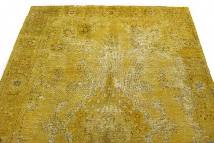 Vintage Teppich Gelb in 300x200 (4 / 7)