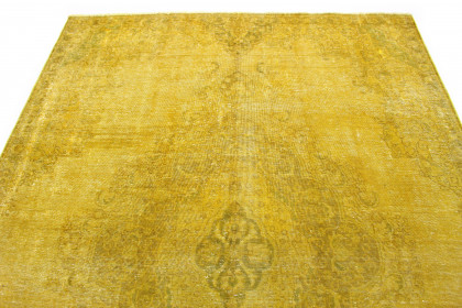 Vintage Teppich Gold Gelb in 320x230 (4 / 7)