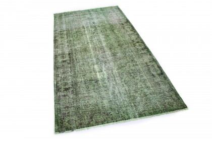 Vintage Teppich Grün in 240x130 (3 / 5)