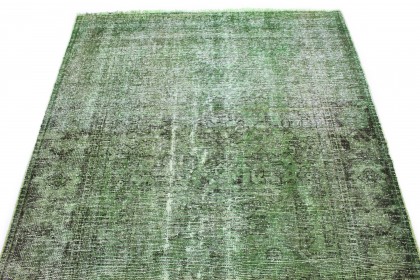 Vintage Teppich Grün in 240x130 (4 / 5)