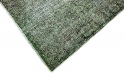 Vintage Teppich Grün in 240x130 (5 / 5)