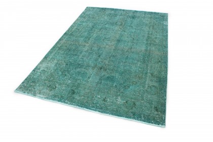 Vintage Teppich Türkis in 290x200 (3 / 6)