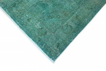 Vintage Teppich Türkis in 290x200 (4 / 6)