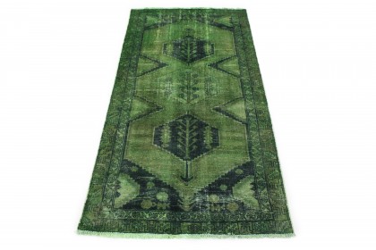 Vintage Teppich Grün in 210x100 (1 / 8)