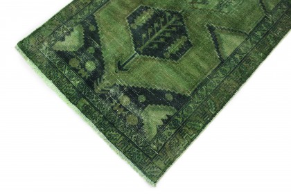 Vintage Teppich Grün in 210x100 (5 / 8)
