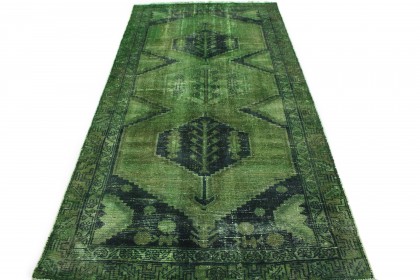 Vintage Teppich Grün in 210x100 (6 / 8)