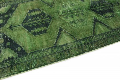 Vintage Teppich Grün in 210x100 (7 / 8)