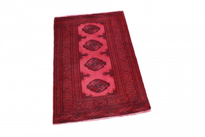 Vintage Teppich Rot in 100x70 (2 / 4)