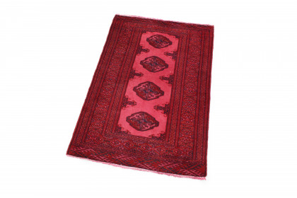 Vintage Teppich Rot in 100x70 (3 / 4)