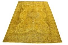 Vintage Teppich Gelb Gold in 330x240