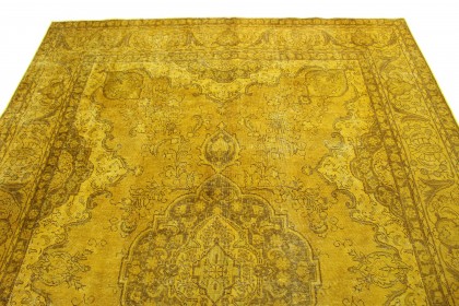 Vintage Teppich Gelb Gold in 330x240 (4 / 6)