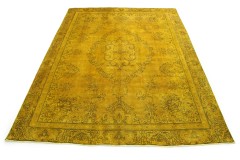 Vintage Rug Gold Yellow in 380x280