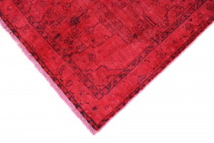 Vintage Teppich Rot in 160x100 (4 / 6)
