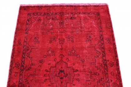 Vintage Teppich Rot in 160x100 (6 / 6)