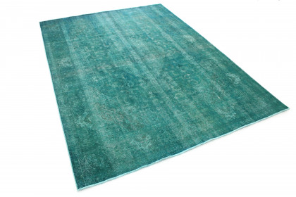 Vintage Teppich Türkis in 350x260 (2 / 5)