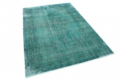 Vintage Teppich Türkis in 290x200 (2 / 7)