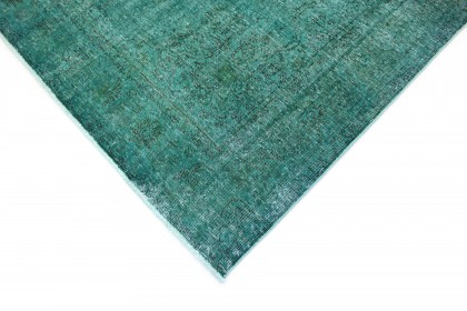 Vintage Teppich Türkis in 290x200 (6 / 7)