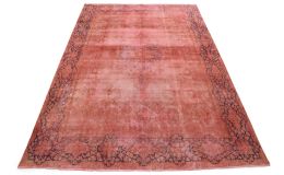 Vintage Teppich Rot Rosa in 420x290