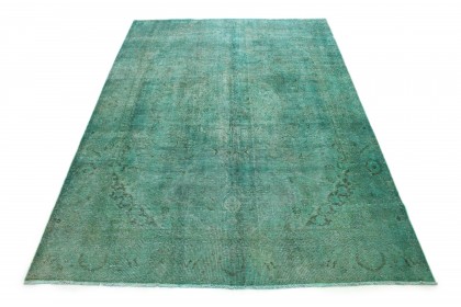 Vintage Teppich Türkis in 330x230