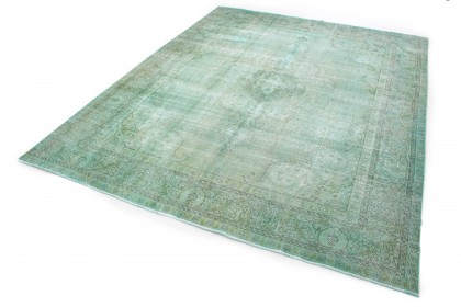 Vintage Teppich Grün Türkis in 390x310 (3 / 7)