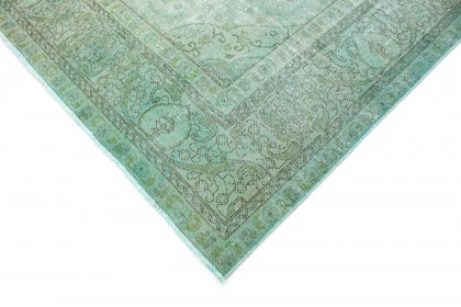 Vintage Teppich Grün Türkis in 390x310 (5 / 7)