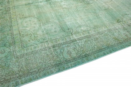 Vintage Teppich Grün Türkis in 390x310 (7 / 7)