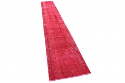 Vintage Teppich Läufer Rot in 560x80 (2 / 5)
