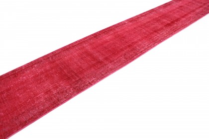 Vintage Teppich Läufer Rot in 560x80 (4 / 5)
