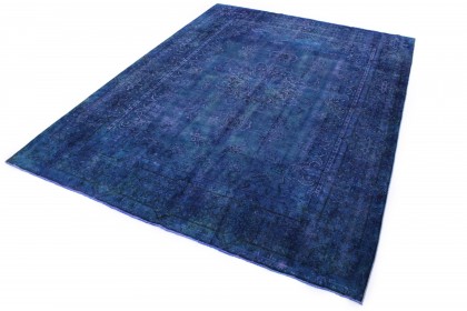 Vintage Teppich Blau in 410x300 (3 / 12)