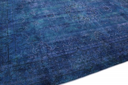 Vintage Teppich Blau in 410x300 (4 / 12)