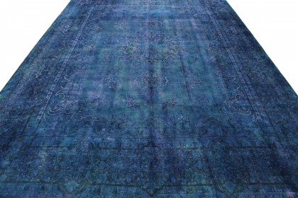 Vintage Teppich Blau in 410x300 (7 / 12)