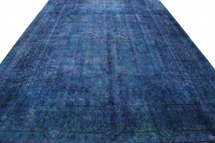 Vintage Teppich Blau in 410x300 (9 / 12)