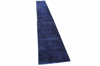 Vintage Teppich Läufer Blau in 610x80 (2 / 5)
