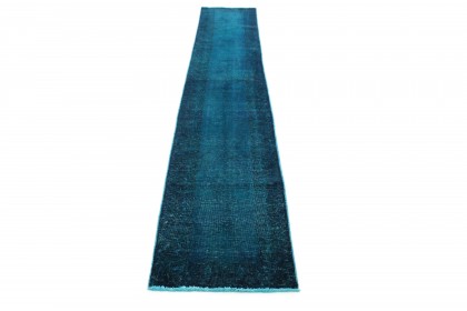 Vintage Rug Runner Blue in 380x70