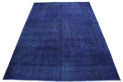 Vintage Teppich Blau Lila in 400x290
