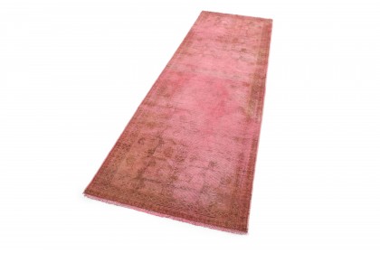 Vintage Teppich Läufer Rot Rosa in 290x90 (2 / 6)