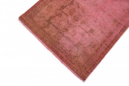 Vintage Teppich Läufer Rot Rosa in 290x90 (3 / 6)