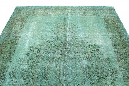 Vintage Teppich Türkis Grün in 340x240 (4 / 6)