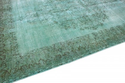 Vintage Teppich Türkis Grün in 340x240 (6 / 6)