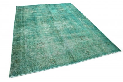 Vintage Rug Green Turquoise in 390x300 (2 / 6)