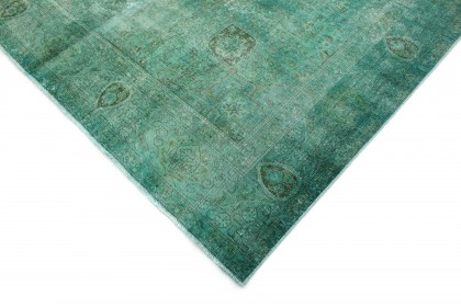 Vintage Teppich Grün Türkis in 390x300 (5 / 6)