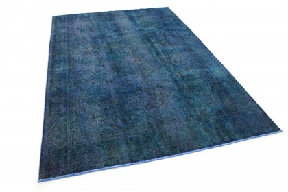 Vintage Teppich Blau in 350x240 (2 / 5)